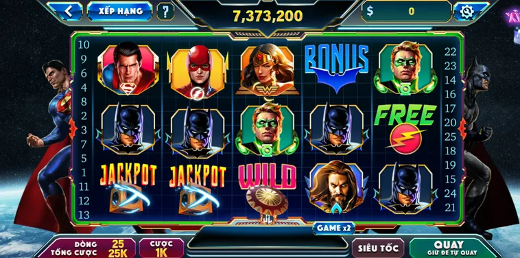 Khám Phá Thế Giới Nổ Hũ Justice League Tại 789Club Đẳng Cấp Thượng Lưu