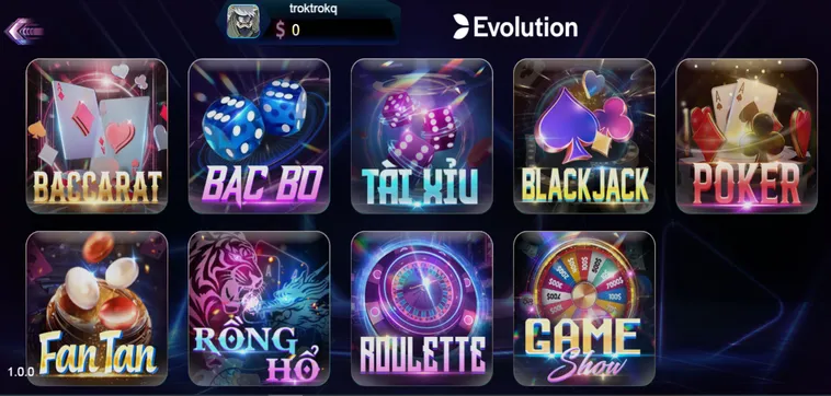 Khám Phá Thế Giới Evolution Live Tại 789Club Đỉnh Cao Hấp Dẫn