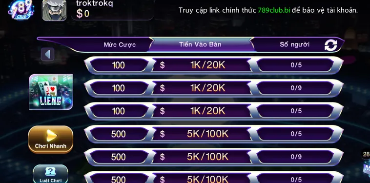 Khám Phá Thế Giới Đấu Trí Đỉnh Cao Khi Chơi Liêng Tại 789Club Uy Tín