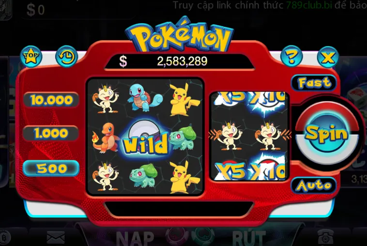 Chinh Phục Thế Giới Pokemon Tại 789Club Siêu Phẩm Giải Trí Đỉnh Cao