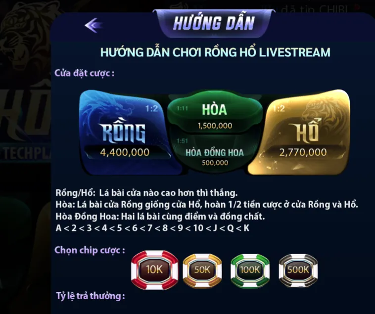 Rồng Hổ Casino Tại 789Club Đỉnh Cao Sòng Bài Trực Tuyến Chinh Phục Những Chiến Thắng Vang Dội