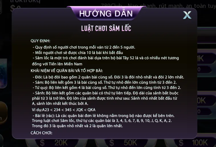 Sâm Tại 789Club Đỉnh Cao Đấu Trí Với Những Ván Bài Đầy Căng Thẳng
