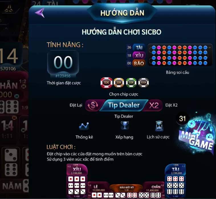 Sicbo Casino Tại 789Club Trải Nghiệm Cá Cược Xúc Xắc Đẳng Cấp Đỉnh Cao Hiện Nay