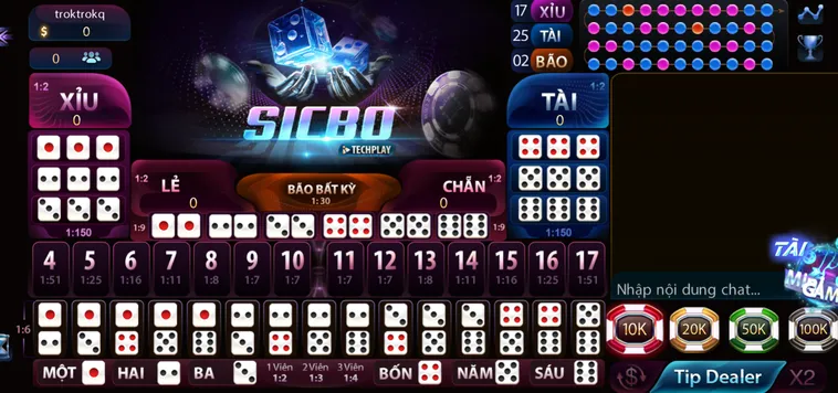 Sicbo Casino Tại 789Club Trải Nghiệm Cá Cược Xúc Xắc Đẳng Cấp Đỉnh Cao Hiện Nay