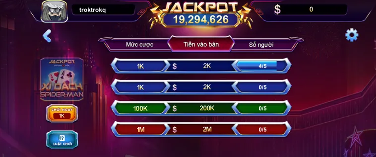Khám Phá Siêu Phẩm Xì Dách Spidermen Tại 789Club Đầy Hấp Dẫn Nghẹt Thở